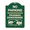 Signmission No Parking Prohibido Estacionarse W/ Car Tow Graphic Heavy-Gauge Alum Sign, 24" x 18", G-1824-23632 A-DES-G-1824-23632 - alternate 1